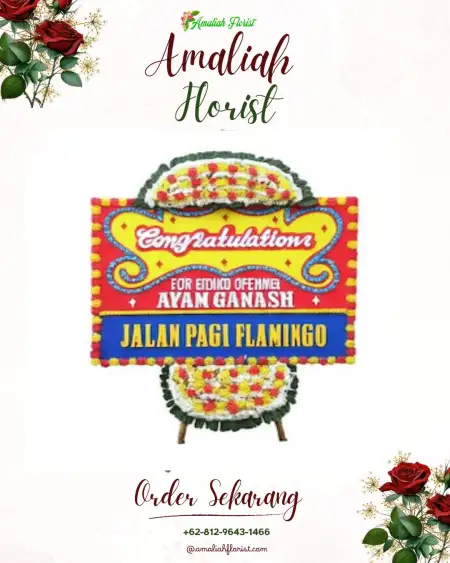Sewa Papan Bunga Klari